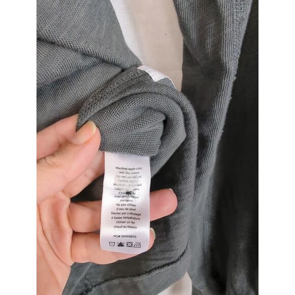 Rag & Bone Classic Henley Long Sleeve Shirt Men's XL Gray - Picture 9 of 12